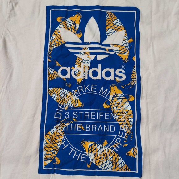 Adidas Shirt Mens Medium The Brand With 3 Strips Pink Trifoil Long Sleeve Tee - Picture 2 of 8